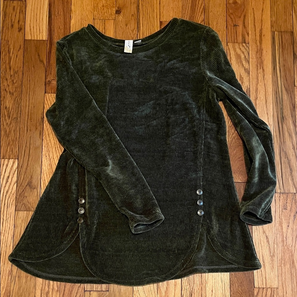 Misia Olive Knit Top